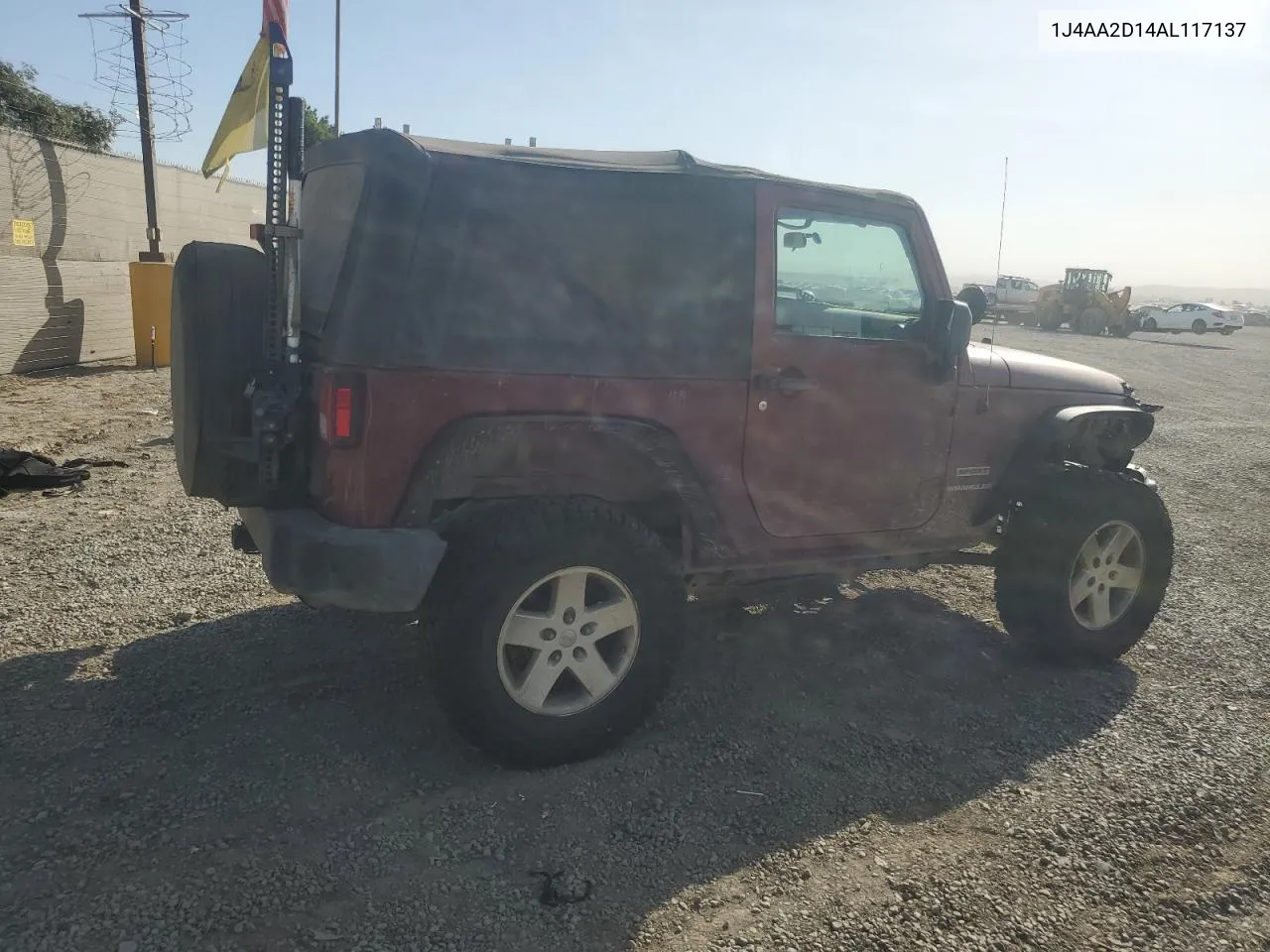 1J4AA2D14AL117137 2010 Jeep Wrangler Sport