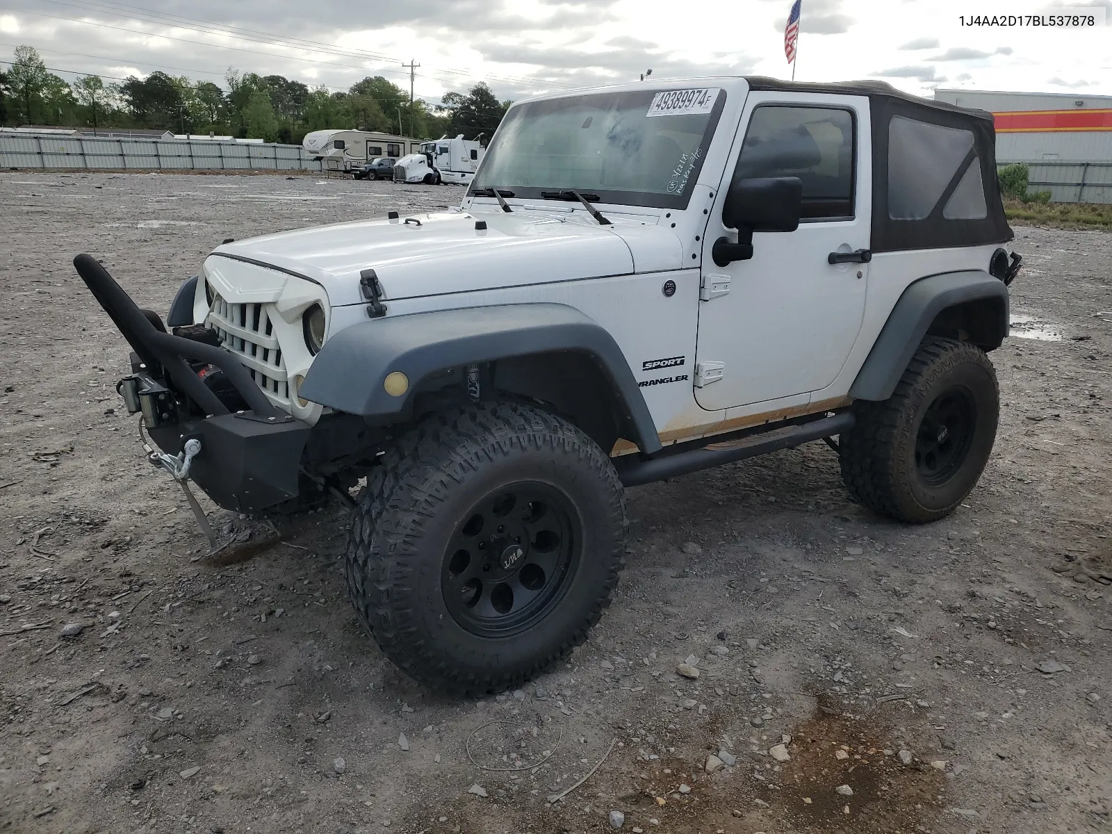 2011 Jeep Wrangler Sport VIN: 1J4AA2D17BL537878 Lot: 49389974