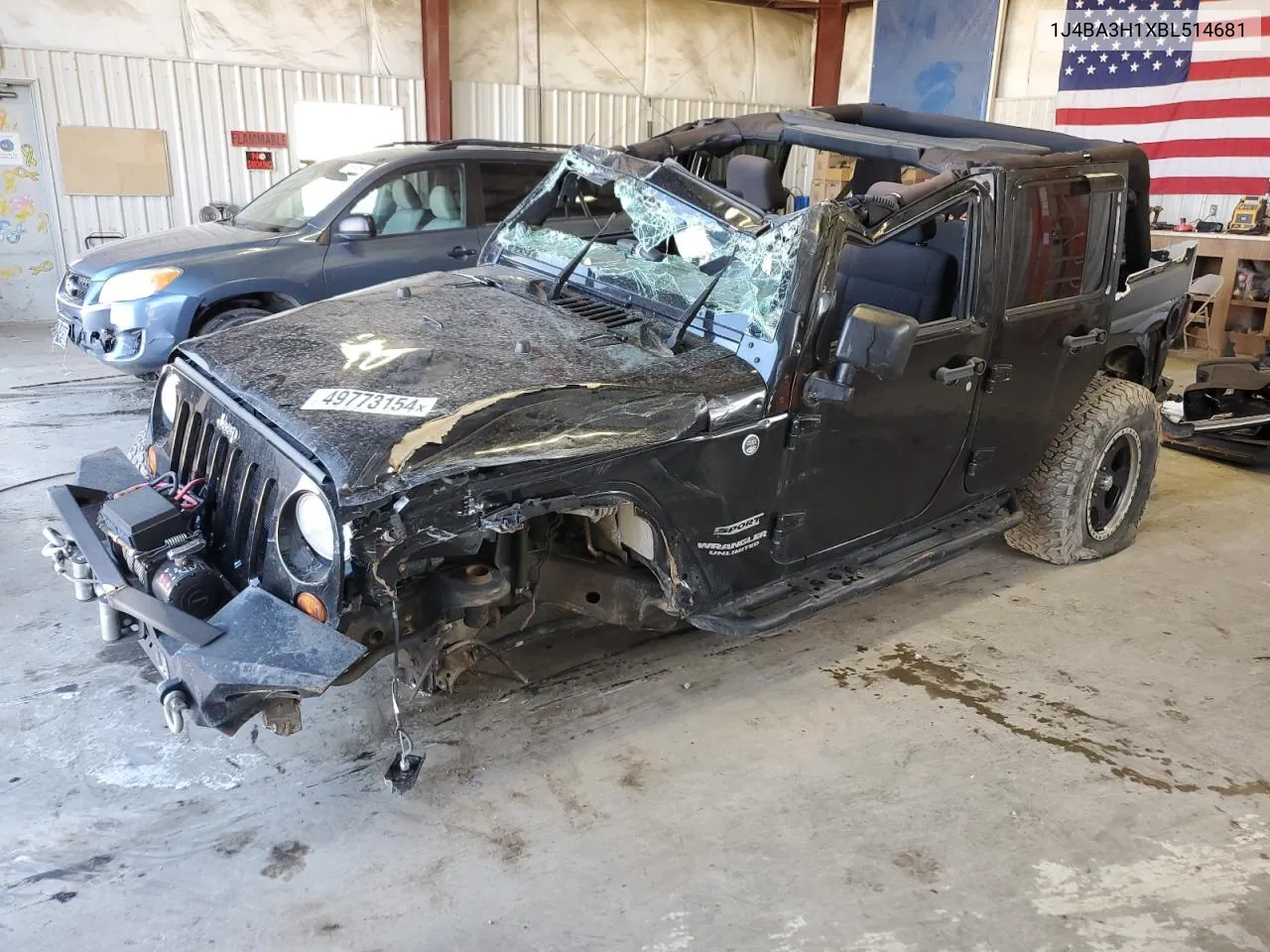 1J4BA3H1XBL514681 2011 Jeep Wrangler Unlimited Sport