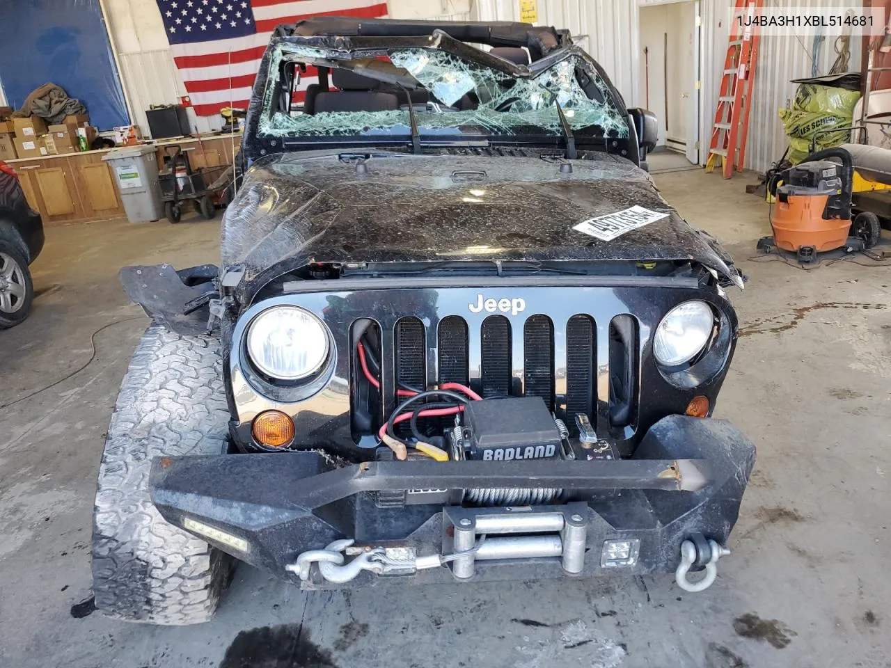 1J4BA3H1XBL514681 2011 Jeep Wrangler Unlimited Sport