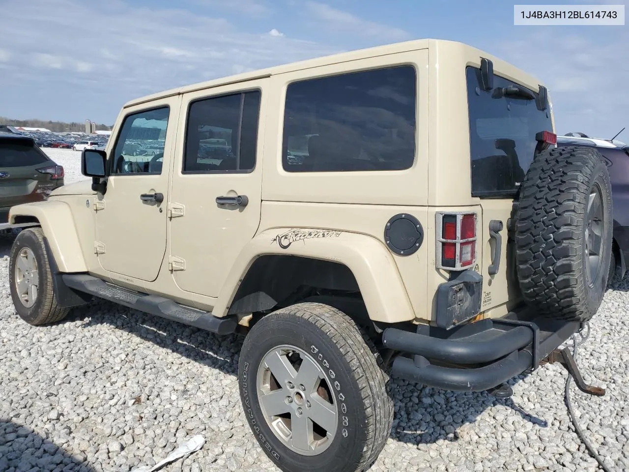 2011 Jeep Wrangler Unlimited Sport VIN: 1J4BA3H12BL614743 Lot: 51216814