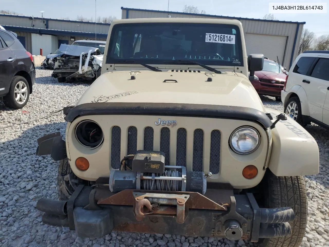 1J4BA3H12BL614743 2011 Jeep Wrangler Unlimited Sport