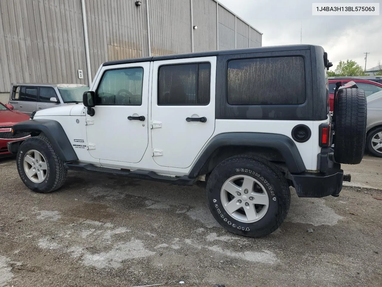 2011 Jeep Wrangler Unlimited Sport VIN: 1J4BA3H13BL575063 Lot: 51785324