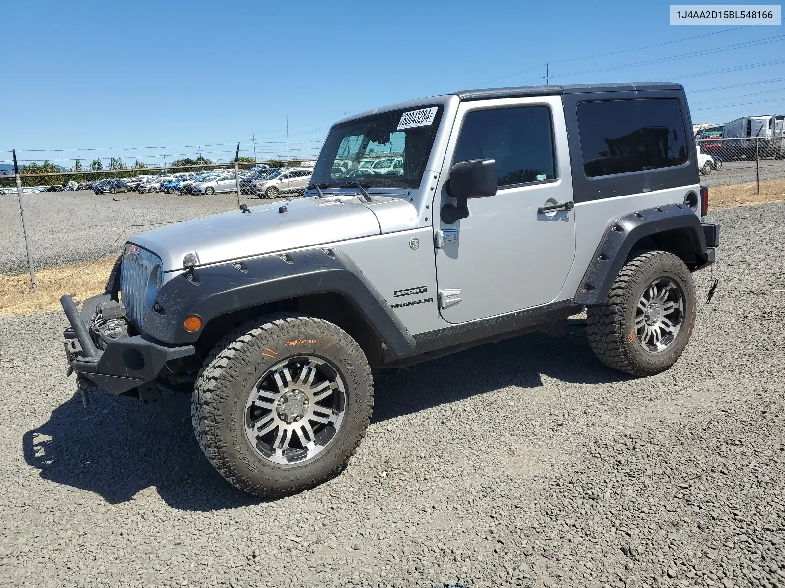 2011 Jeep Wrangler Sport VIN: 1J4AA2D15BL548166 Lot: 60043284