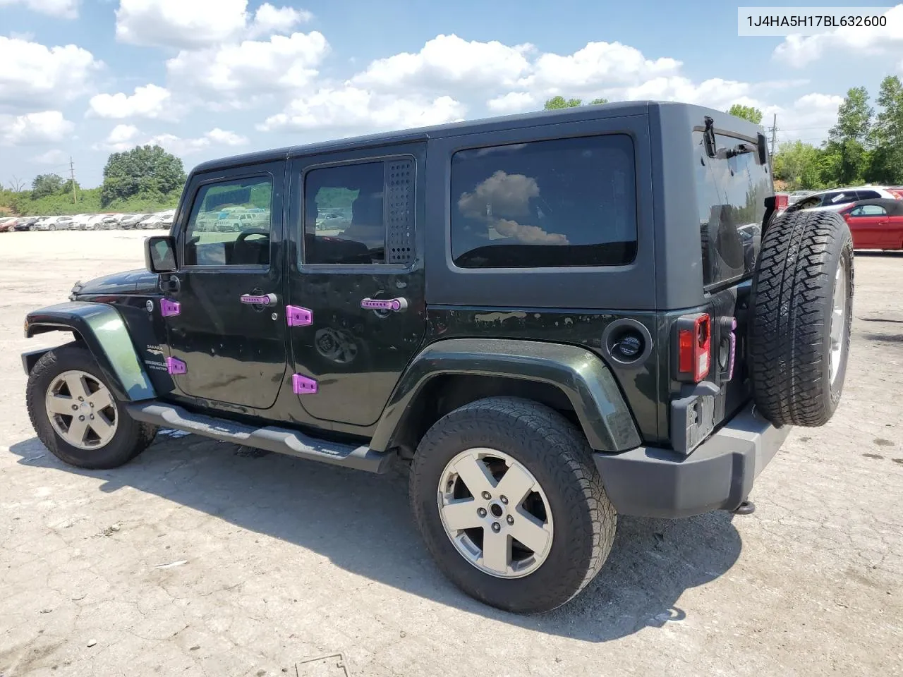 2011 Jeep Wrangler Unlimited Sahara VIN: 1J4HA5H17BL632600 Lot: 60238134