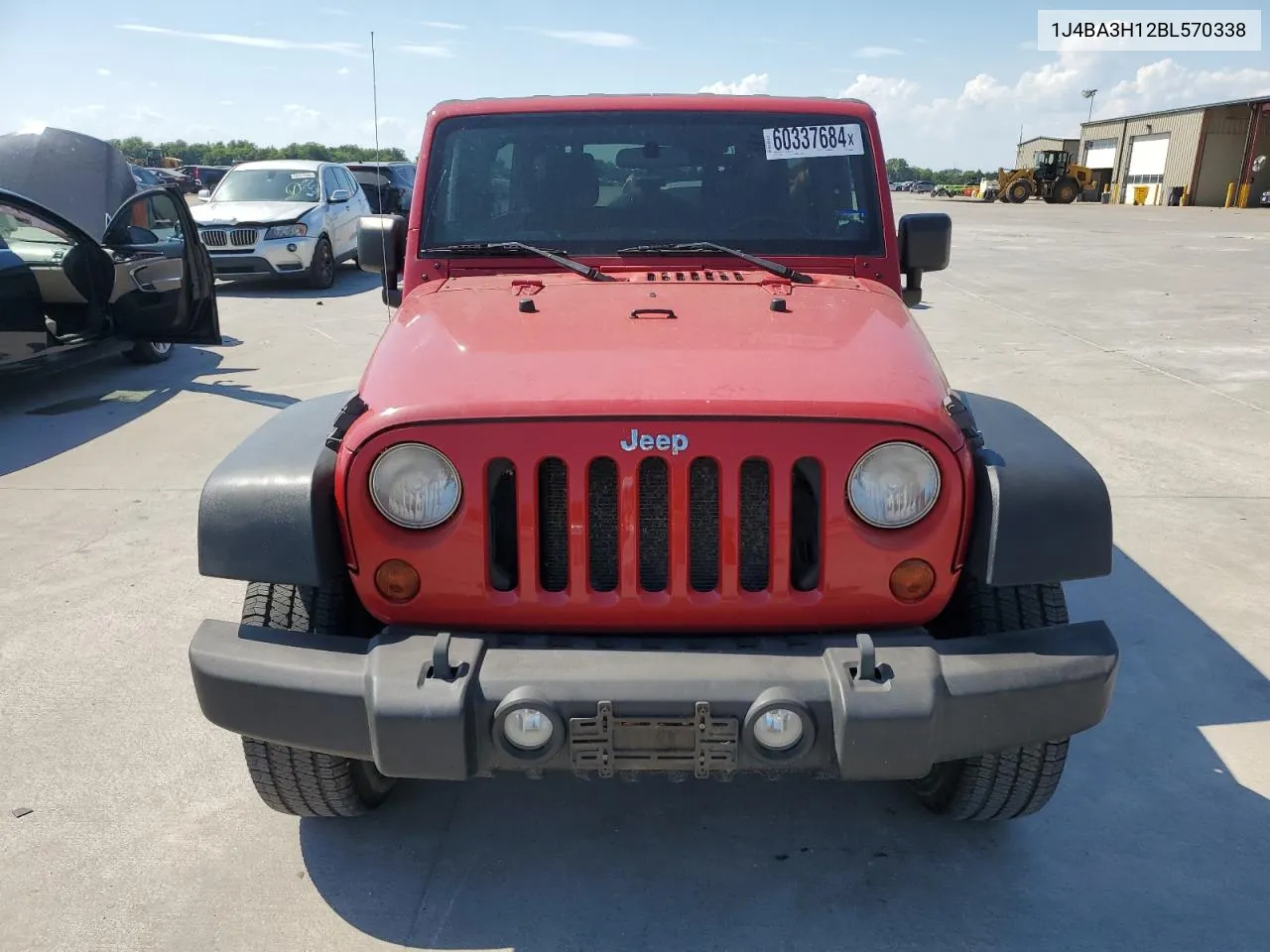 2011 Jeep Wrangler Unlimited Sport VIN: 1J4BA3H12BL570338 Lot: 60337684