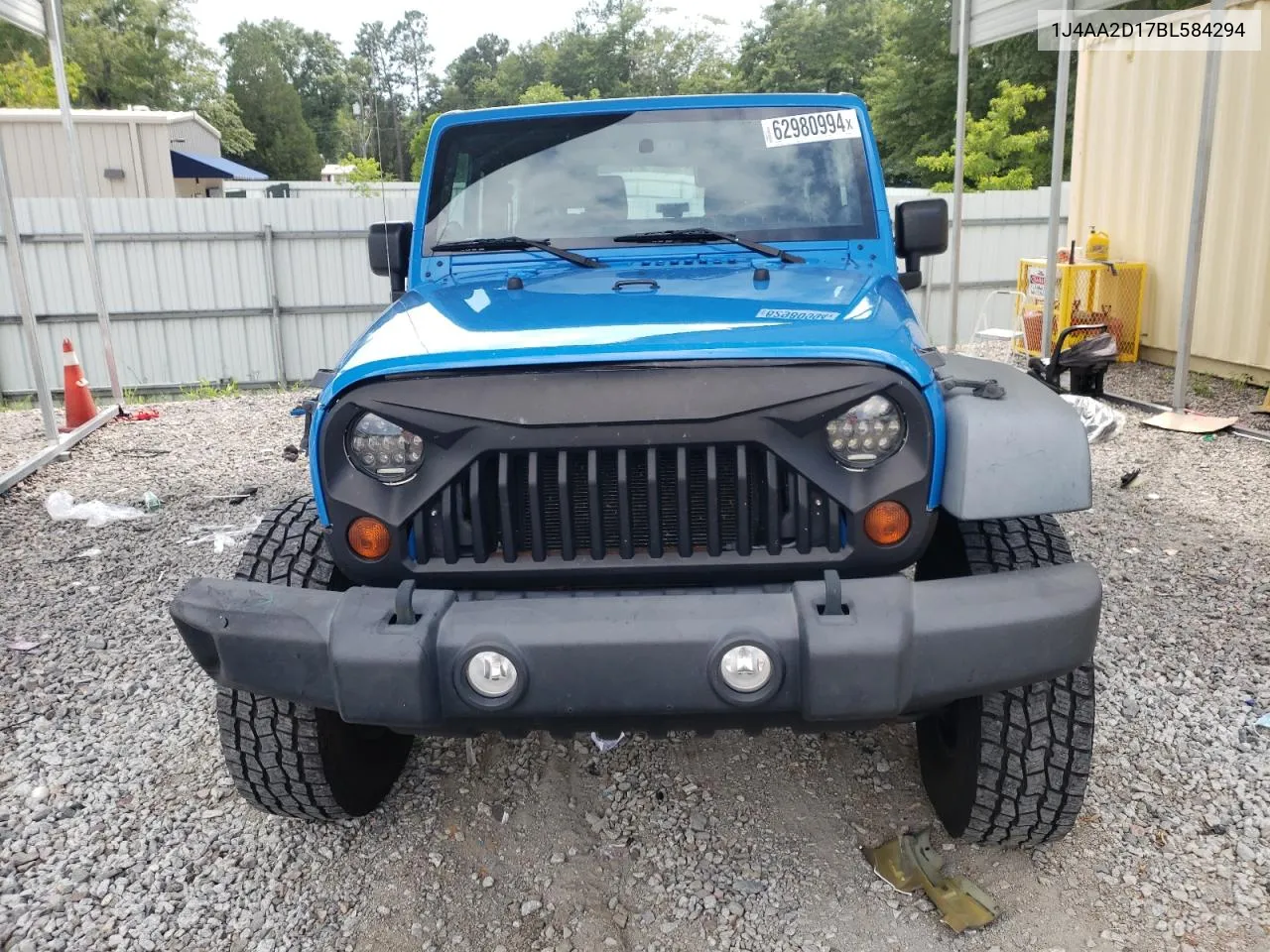 2011 Jeep Wrangler Sport VIN: 1J4AA2D17BL584294 Lot: 62980994