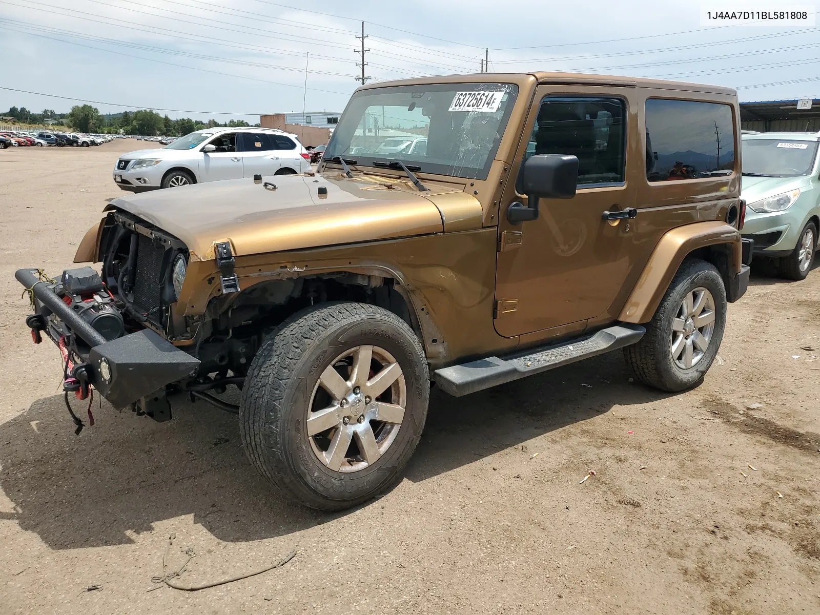 2011 Jeep Wrangler Jeep 70Th Anniversary VIN: 1J4AA7D11BL581808 Lot: 63725614