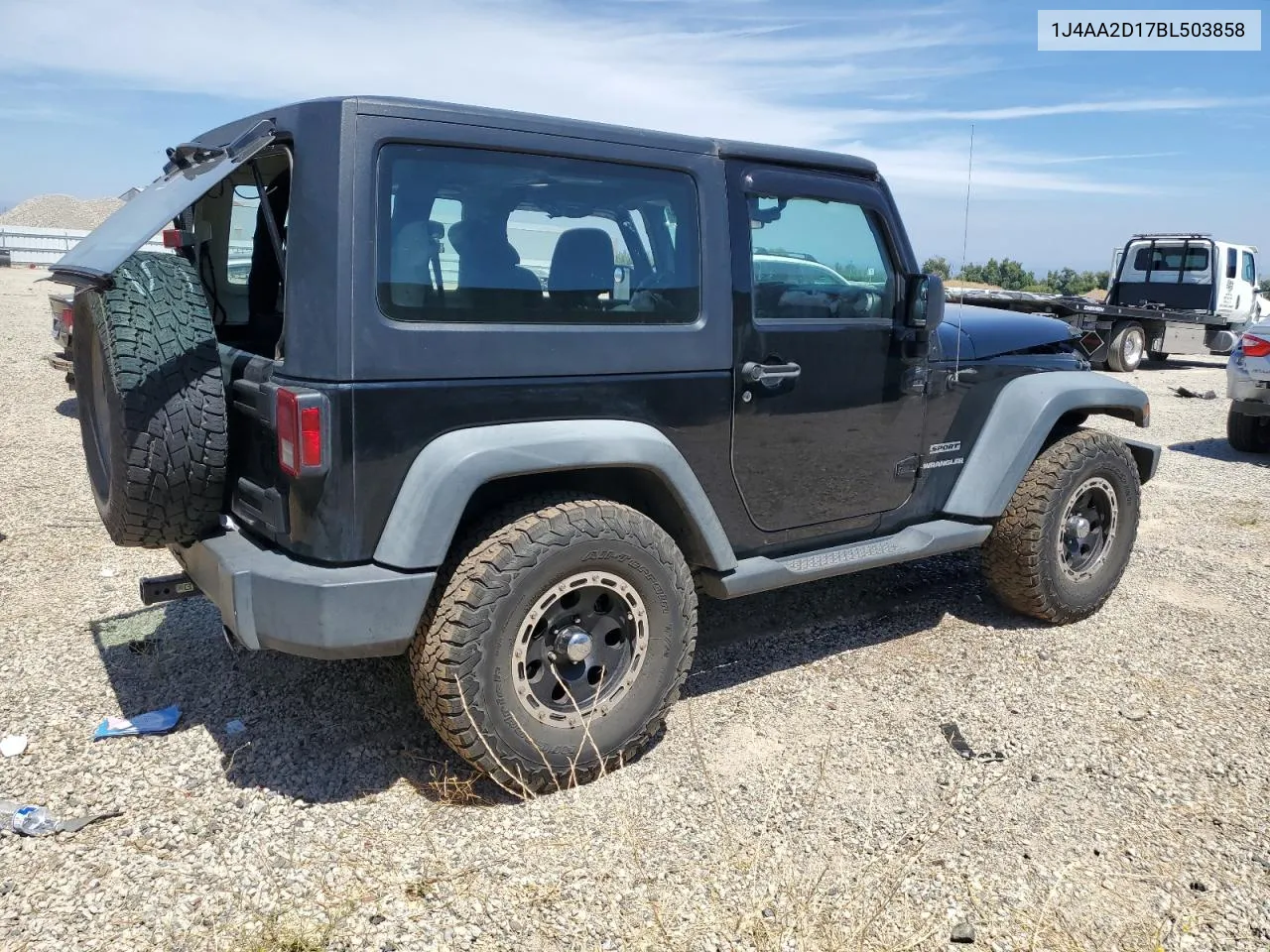 2011 Jeep Wrangler Sport VIN: 1J4AA2D17BL503858 Lot: 64890844