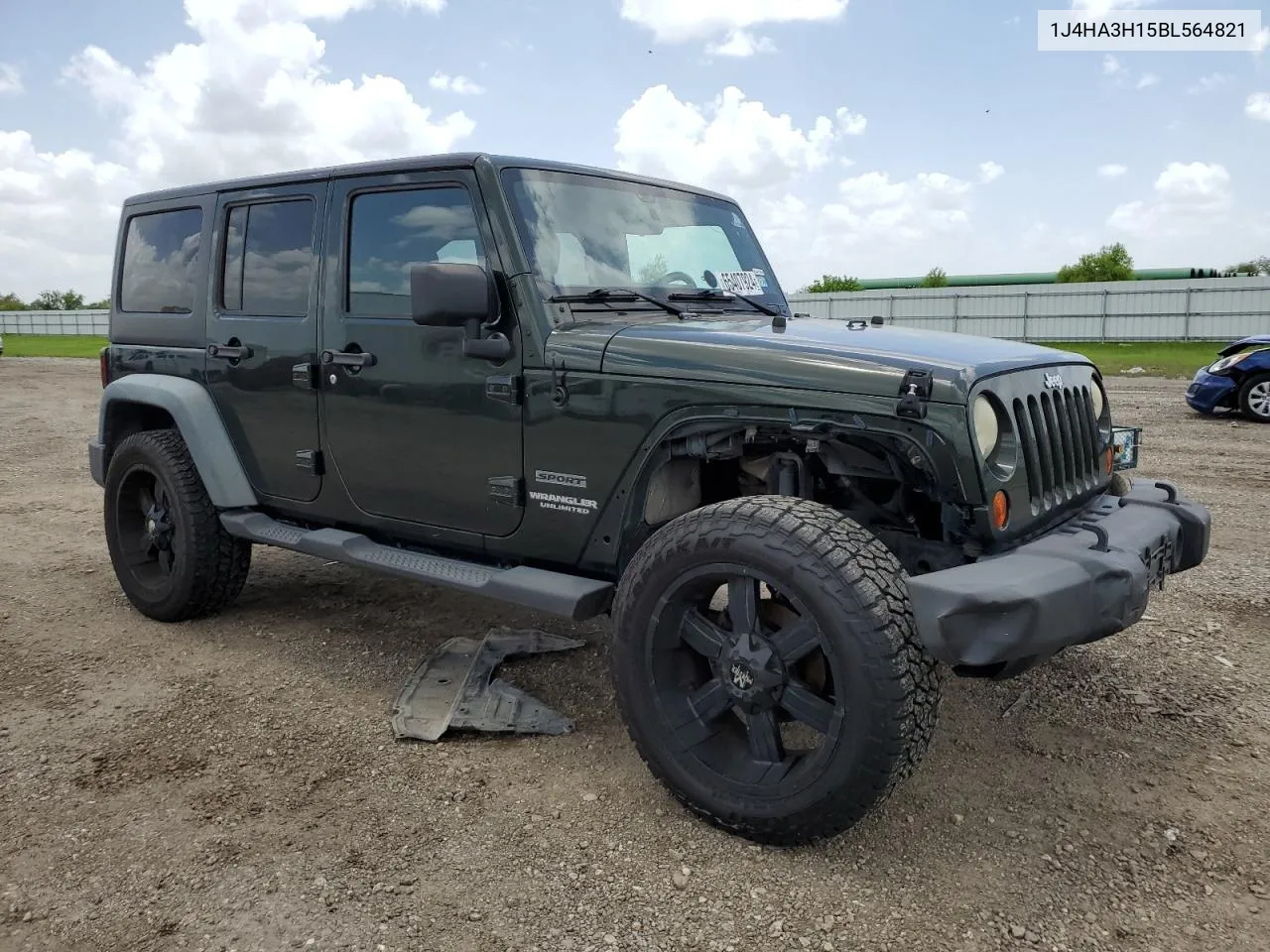 2011 Jeep Wrangler Unlimited Sport VIN: 1J4HA3H15BL564821 Lot: 65407924