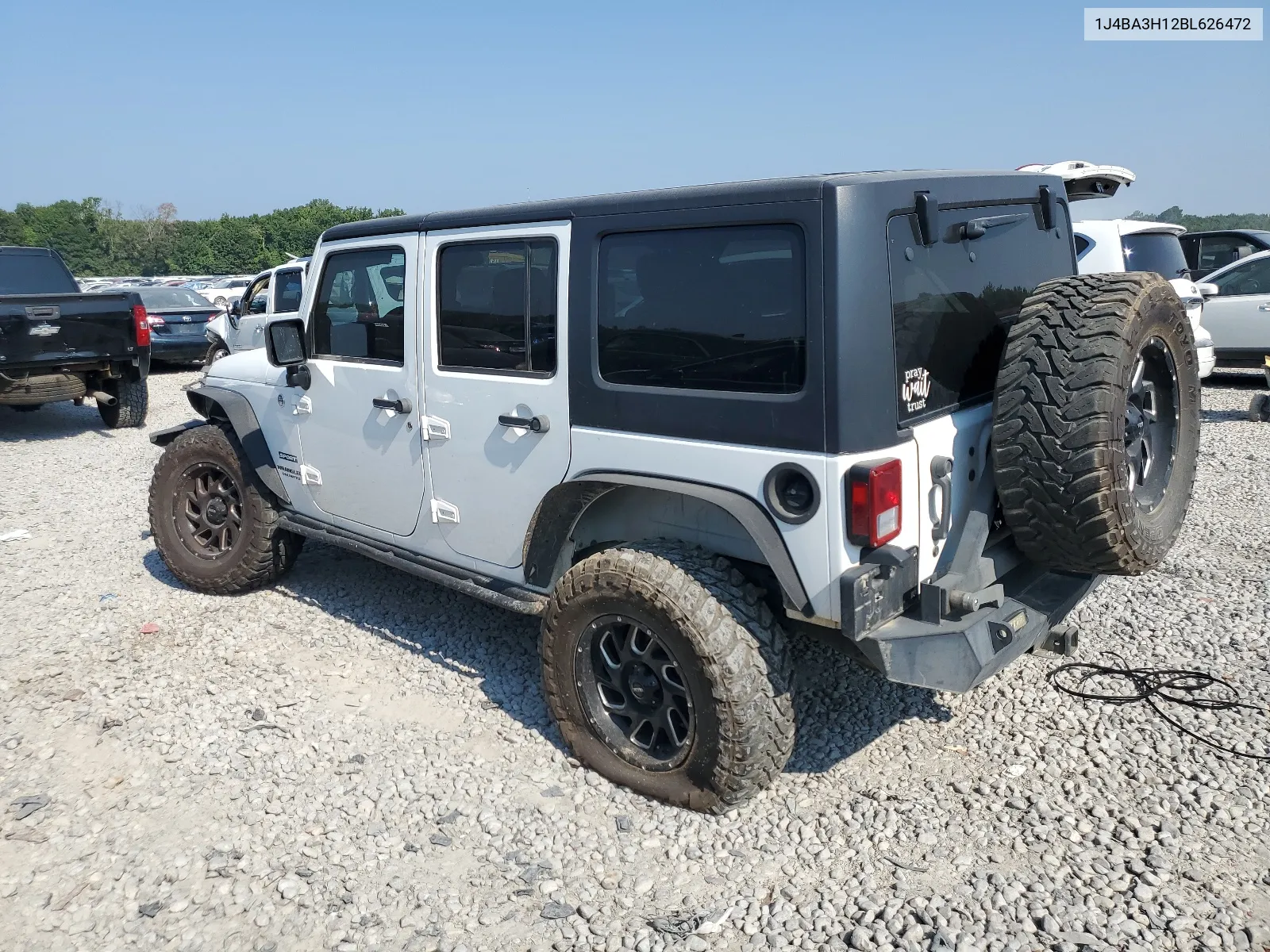 2011 Jeep Wrangler Unlimited Sport VIN: 1J4BA3H12BL626472 Lot: 65450344