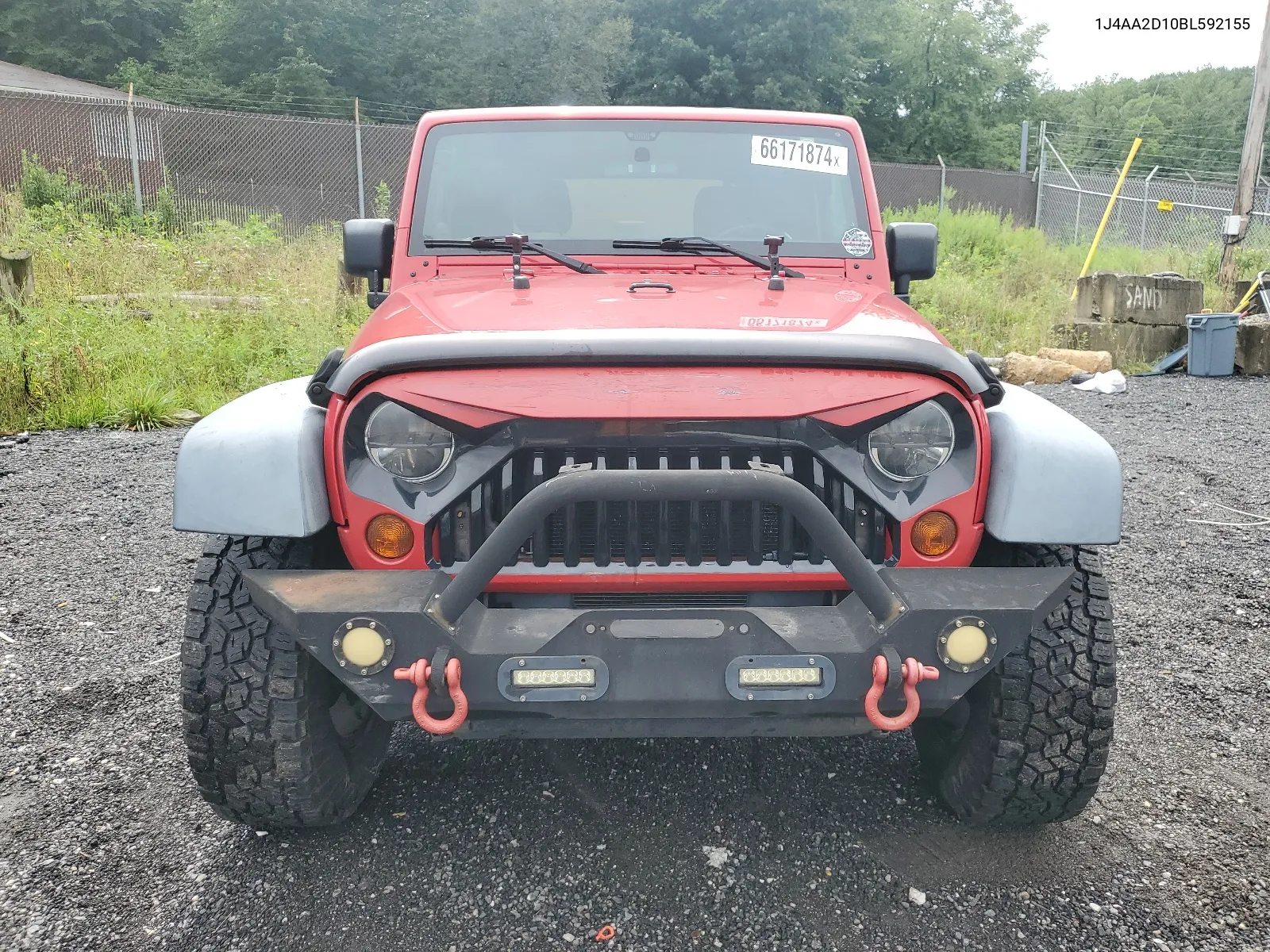 2011 Jeep Wrangler Sport VIN: 1J4AA2D10BL592155 Lot: 66171874