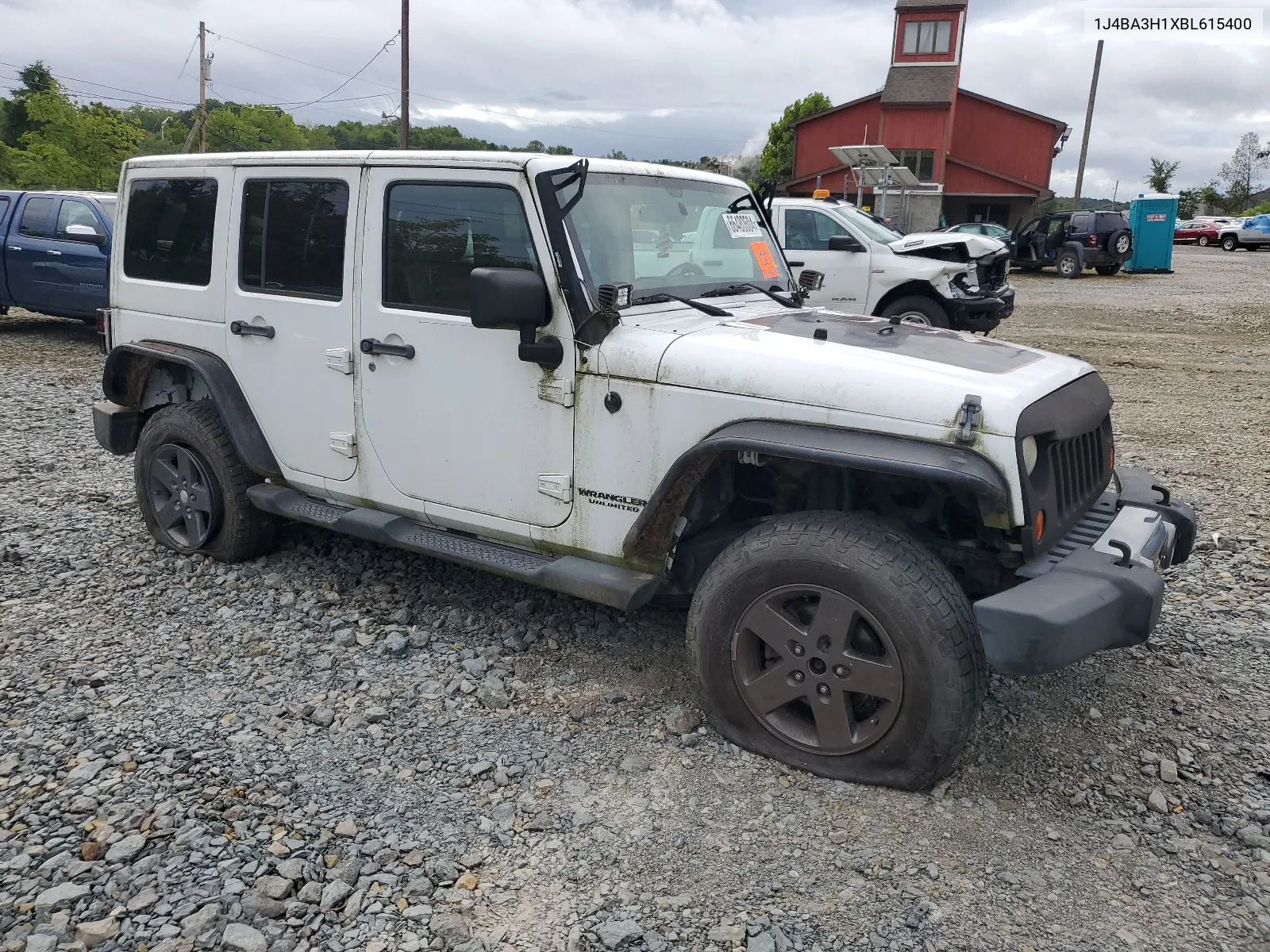 2011 Jeep Wrangler Unlimited Sport VIN: 1J4BA3H1XBL615400 Lot: 66480604