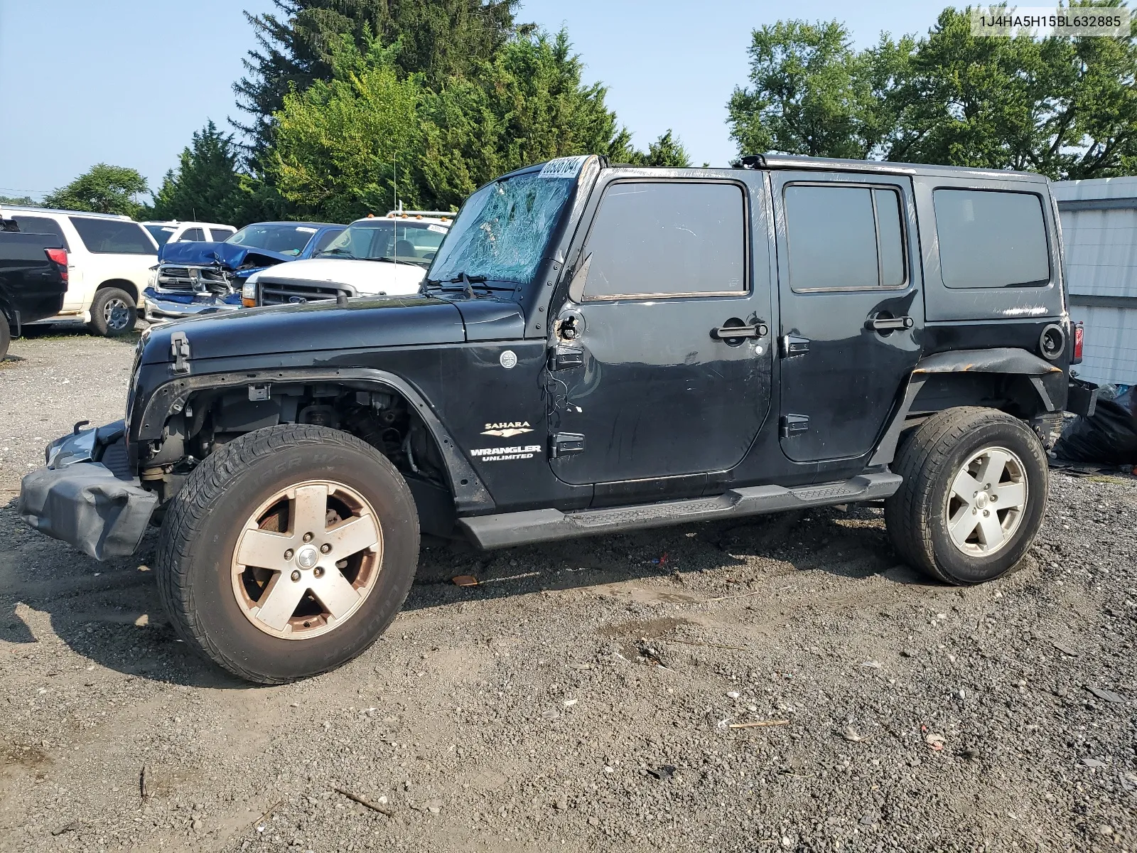 2011 Jeep Wrangler Unlimited Sahara VIN: 1J4HA5H15BL632885 Lot: 66936184