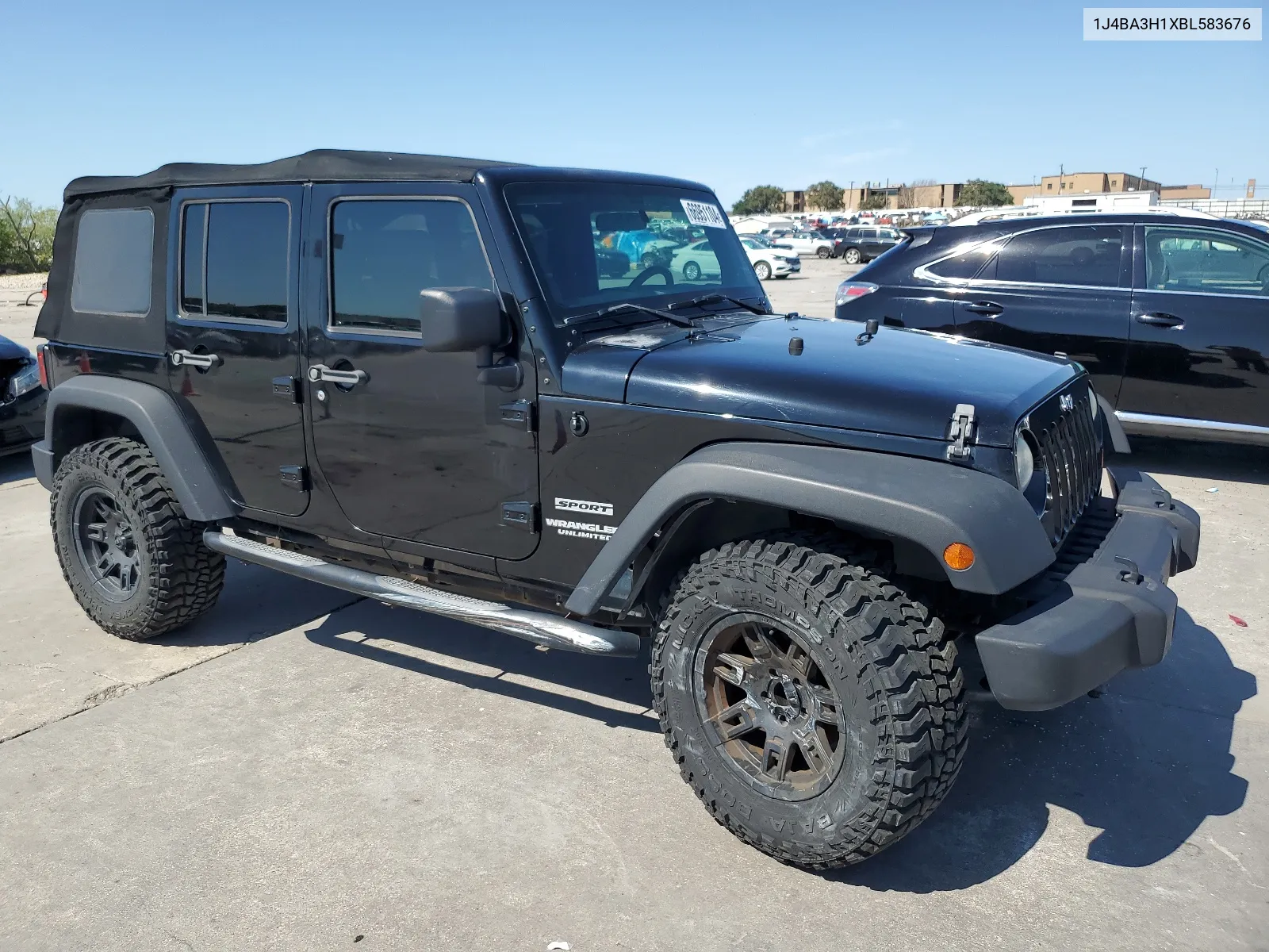 1J4BA3H1XBL583676 2011 Jeep Wrangler Unlimited Sport