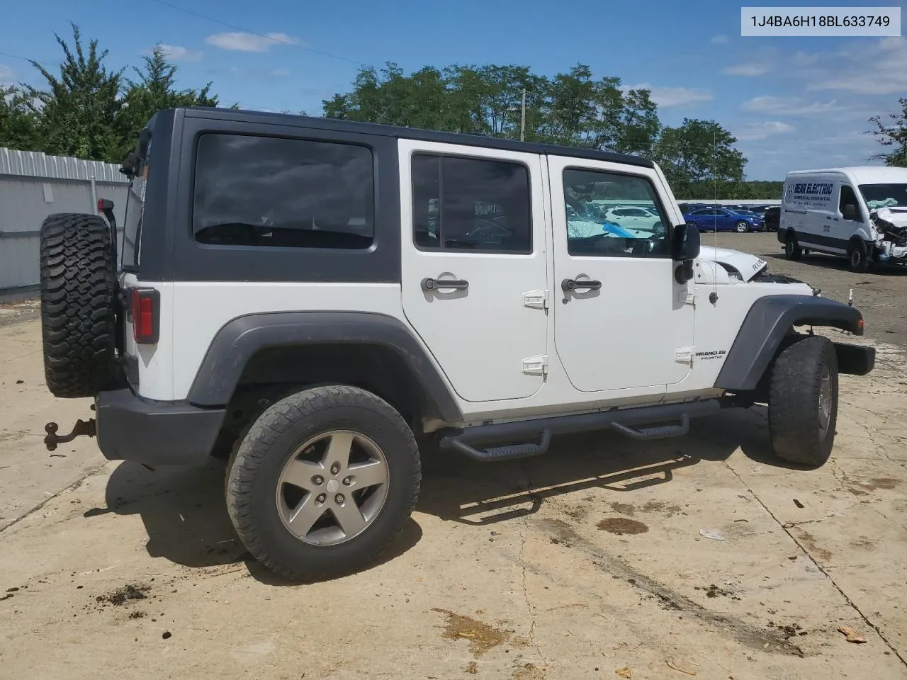 2011 Jeep Wrangler Unlimited Rubicon VIN: 1J4BA6H18BL633749 Lot: 67787144