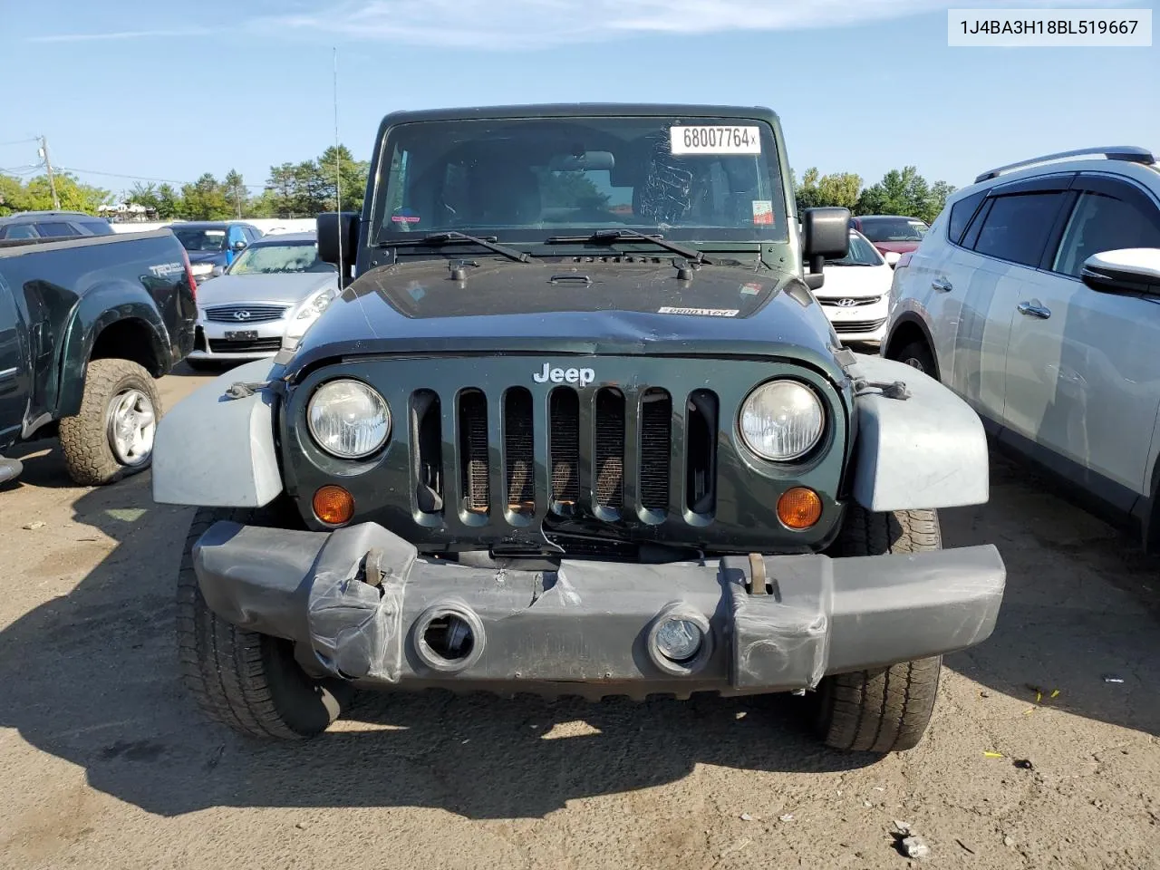 1J4BA3H18BL519667 2011 Jeep Wrangler Unlimited Sport