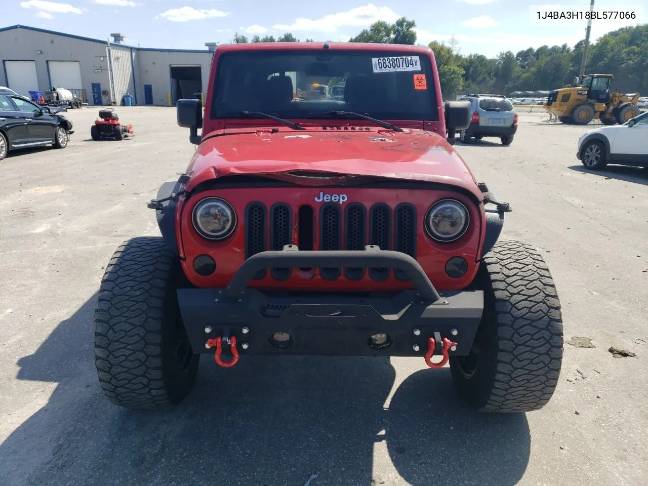 2011 Jeep Wrangler Unlimited Sport VIN: 1J4BA3H18BL577066 Lot: 68380704