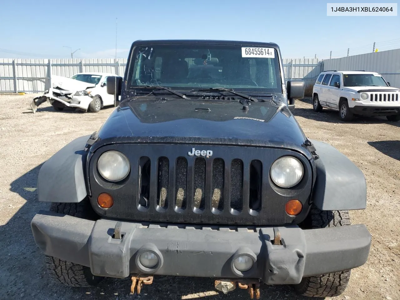 2011 Jeep Wrangler Unlimited Sport VIN: 1J4BA3H1XBL624064 Lot: 68455614