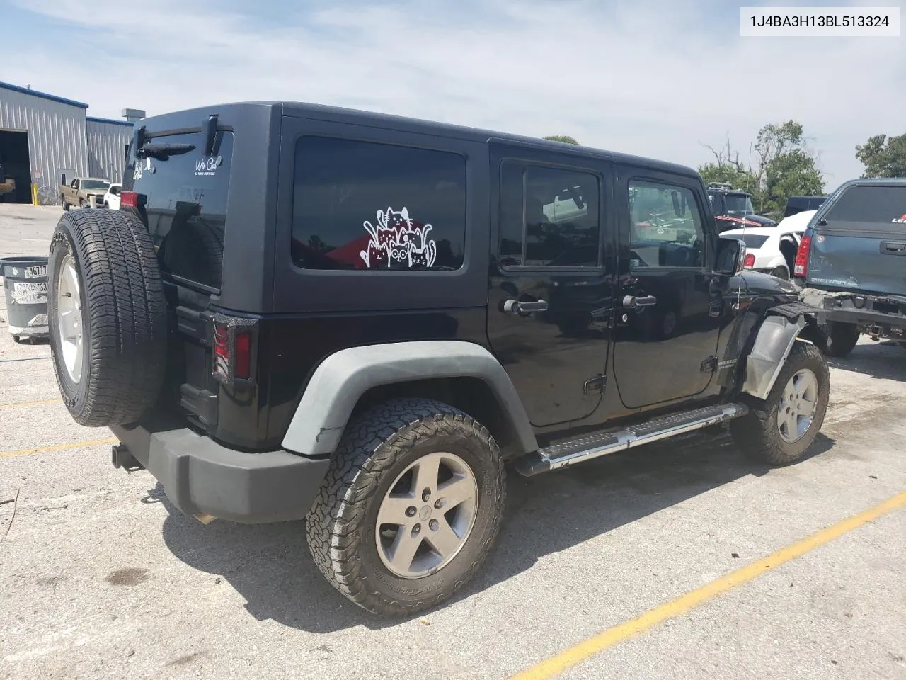 2011 Jeep Wrangler Unlimited Sport VIN: 1J4BA3H13BL513324 Lot: 68810824