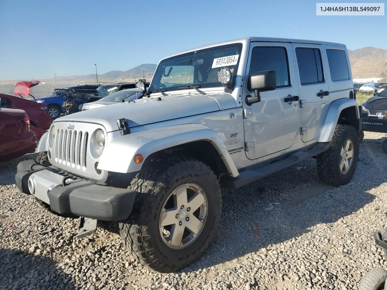 2011 Jeep Wrangler Unlimited Sahara VIN: 1J4HA5H13BL549097 Lot: 68943064