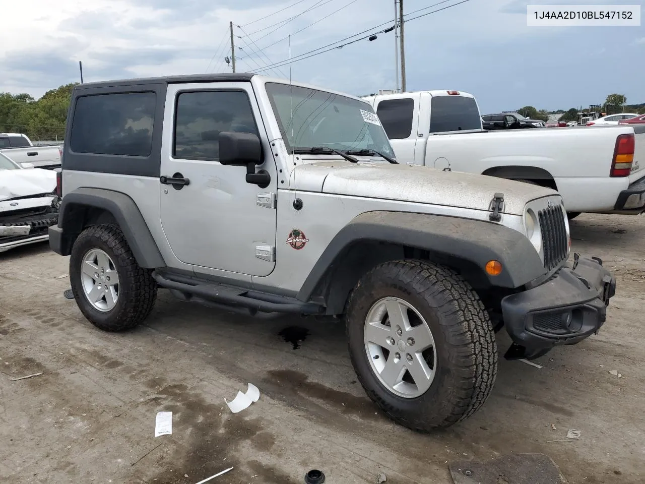 2011 Jeep Wrangler Sport VIN: 1J4AA2D10BL547152 Lot: 69325314