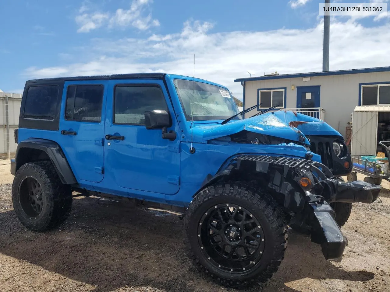 2011 Jeep Wrangler Unlimited Sport VIN: 1J4BA3H12BL531362 Lot: 69460984