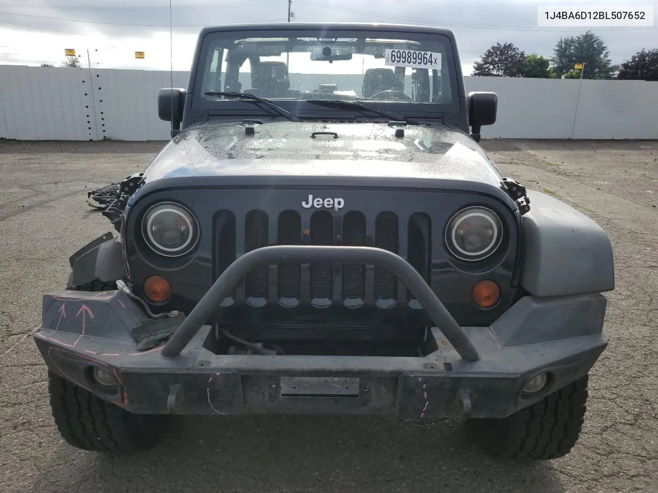 2011 Jeep Wrangler Rubicon VIN: 1J4BA6D12BL507652 Lot: 69989964