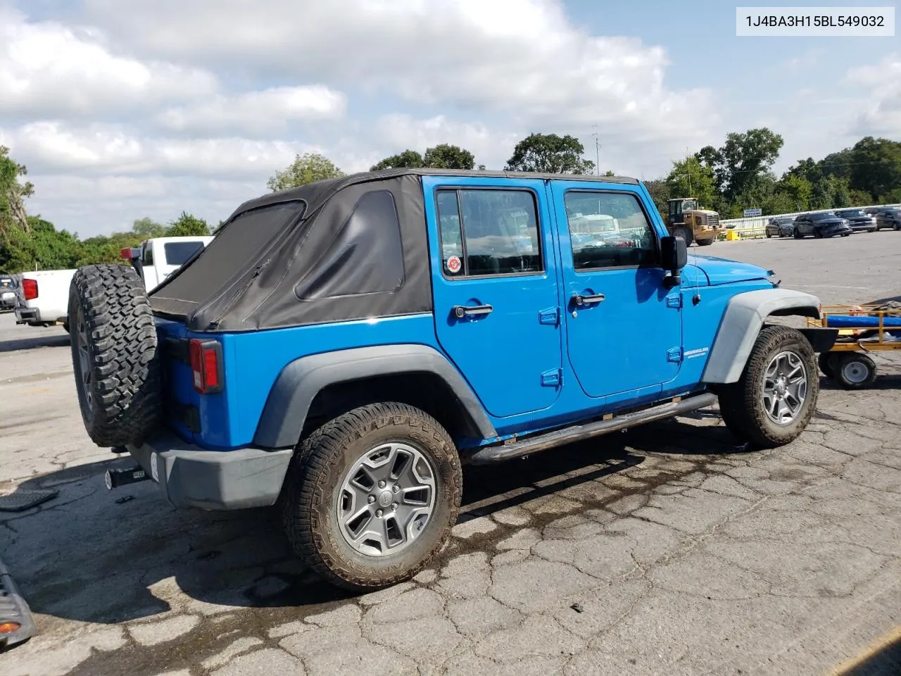 2011 Jeep Wrangler Unlimited Sport VIN: 1J4BA3H15BL549032 Lot: 69992644