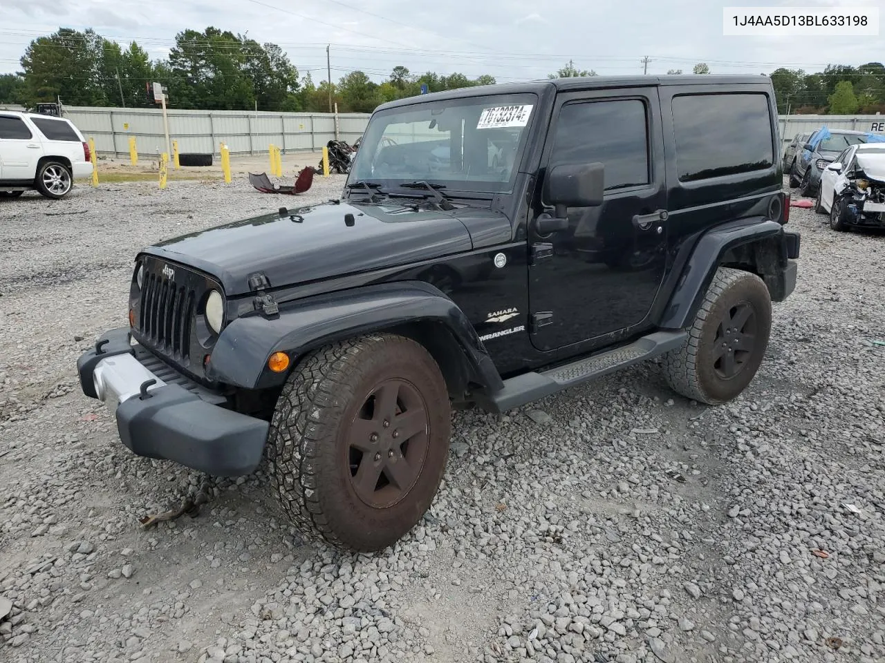 1J4AA5D13BL633198 2011 Jeep Wrangler Sahara