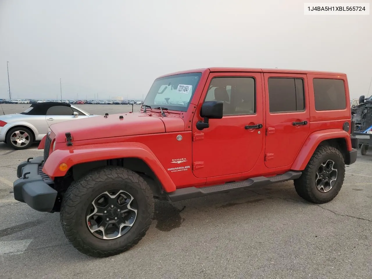 2011 Jeep Wrangler Unlimited Sahara VIN: 1J4BA5H1XBL565724 Lot: 70281464