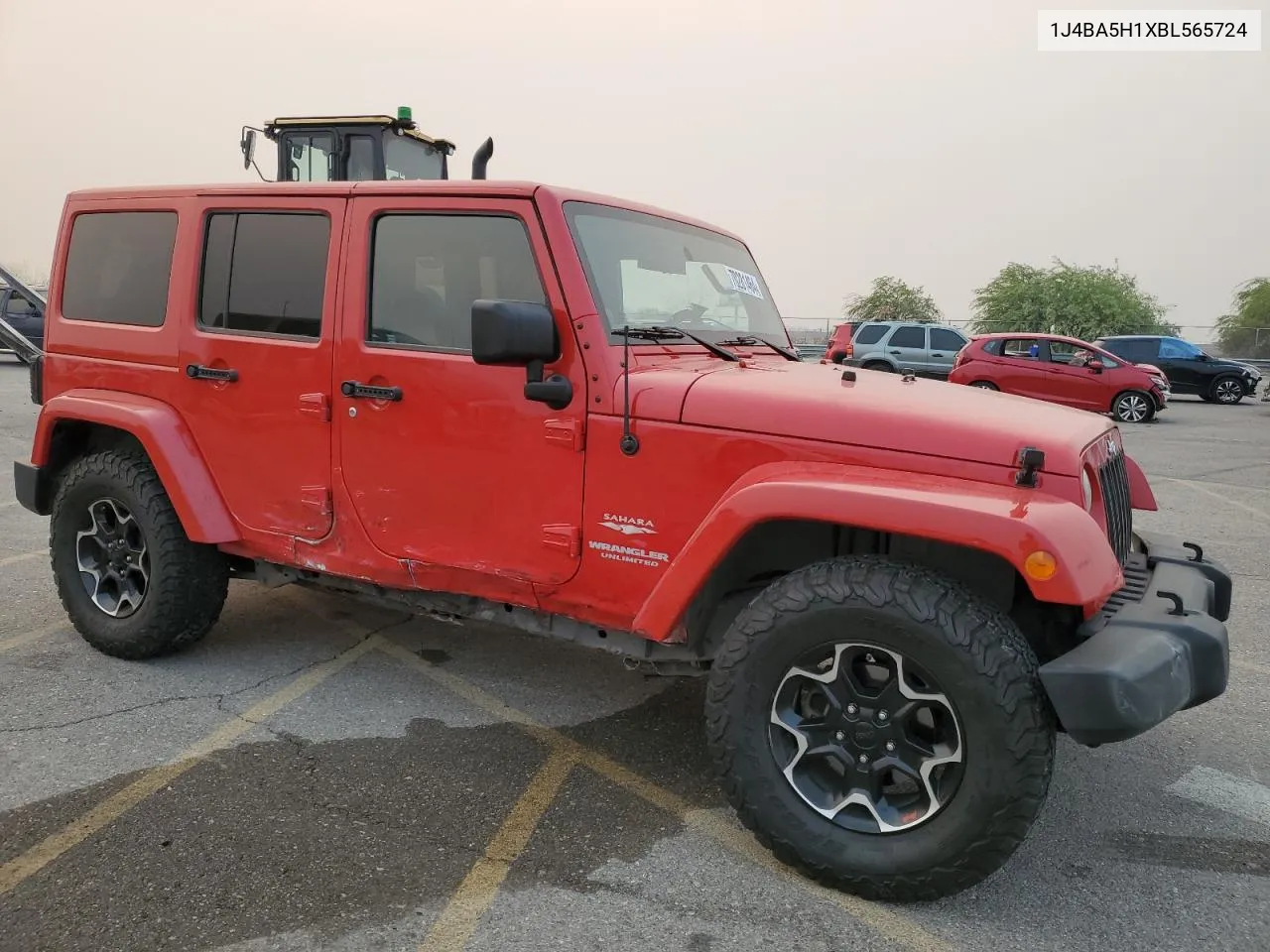 2011 Jeep Wrangler Unlimited Sahara VIN: 1J4BA5H1XBL565724 Lot: 70281464