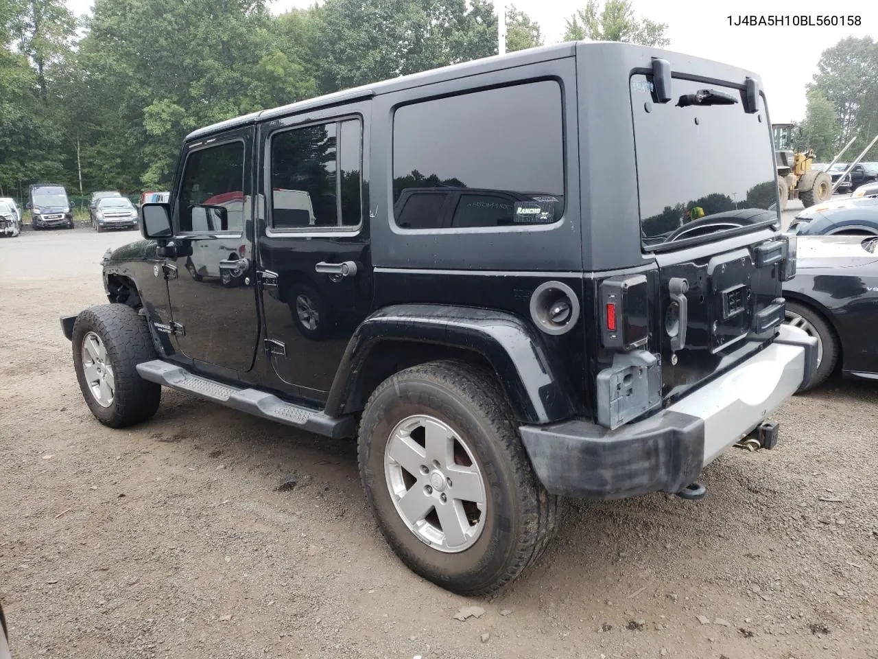 2011 Jeep Wrangler Unlimited Sahara VIN: 1J4BA5H10BL560158 Lot: 70450974