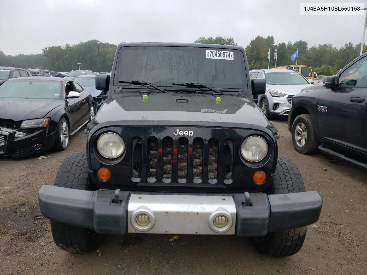 2011 Jeep Wrangler Unlimited Sahara VIN: 1J4BA5H10BL560158 Lot: 70450974