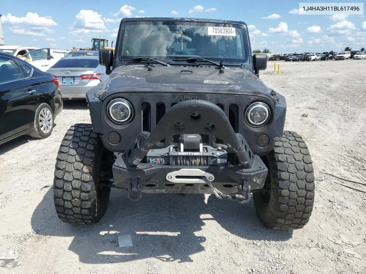 1J4HA3H11BL617496 2011 Jeep Wrangler Unlimited Sport