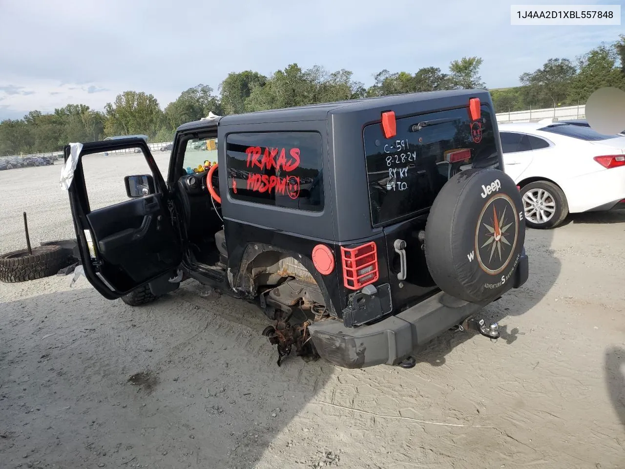 2011 Jeep Wrangler Sport VIN: 1J4AA2D1XBL557848 Lot: 70614614