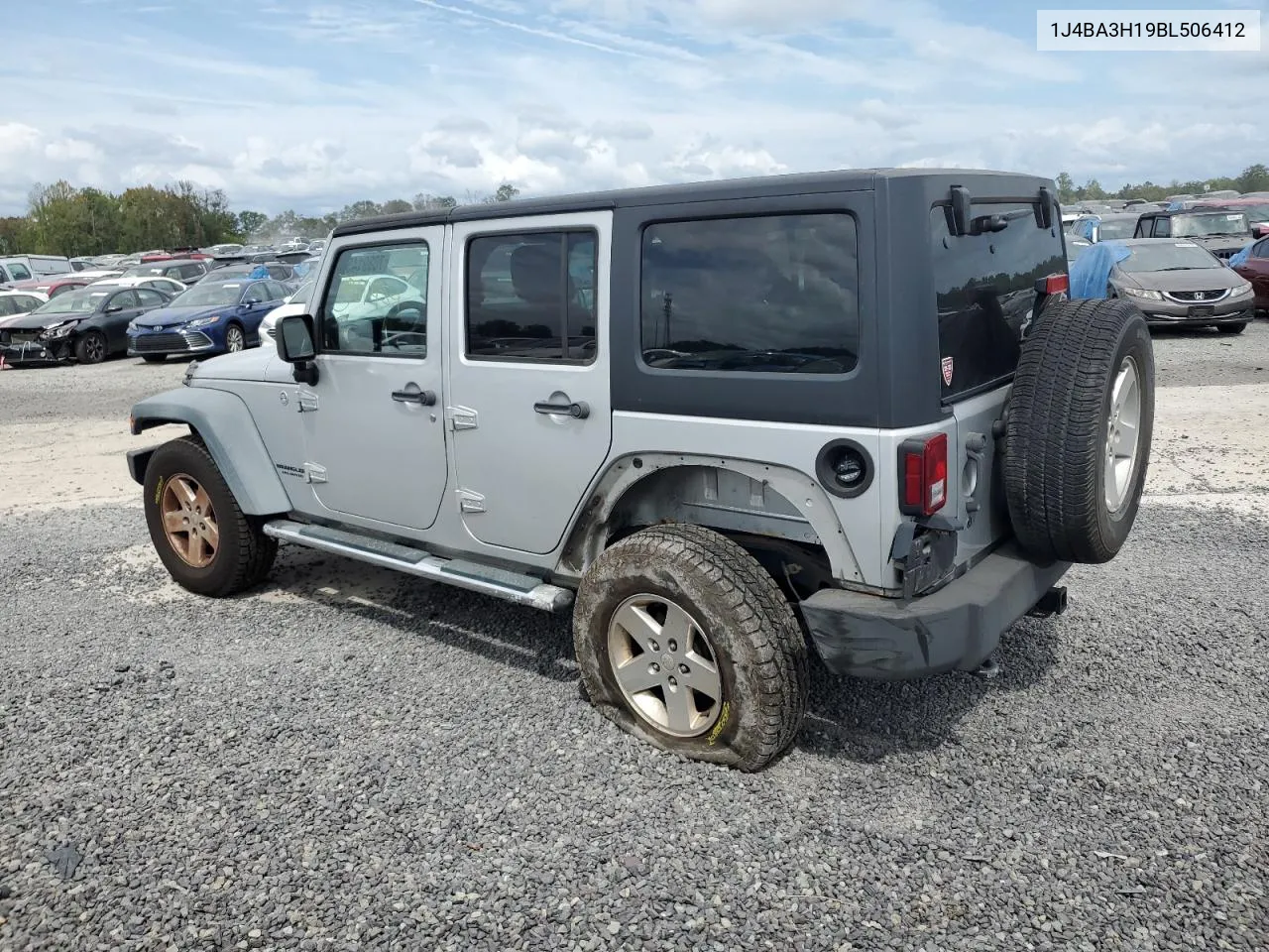 2011 Jeep Wrangler Unlimited Sport VIN: 1J4BA3H19BL506412 Lot: 70891454