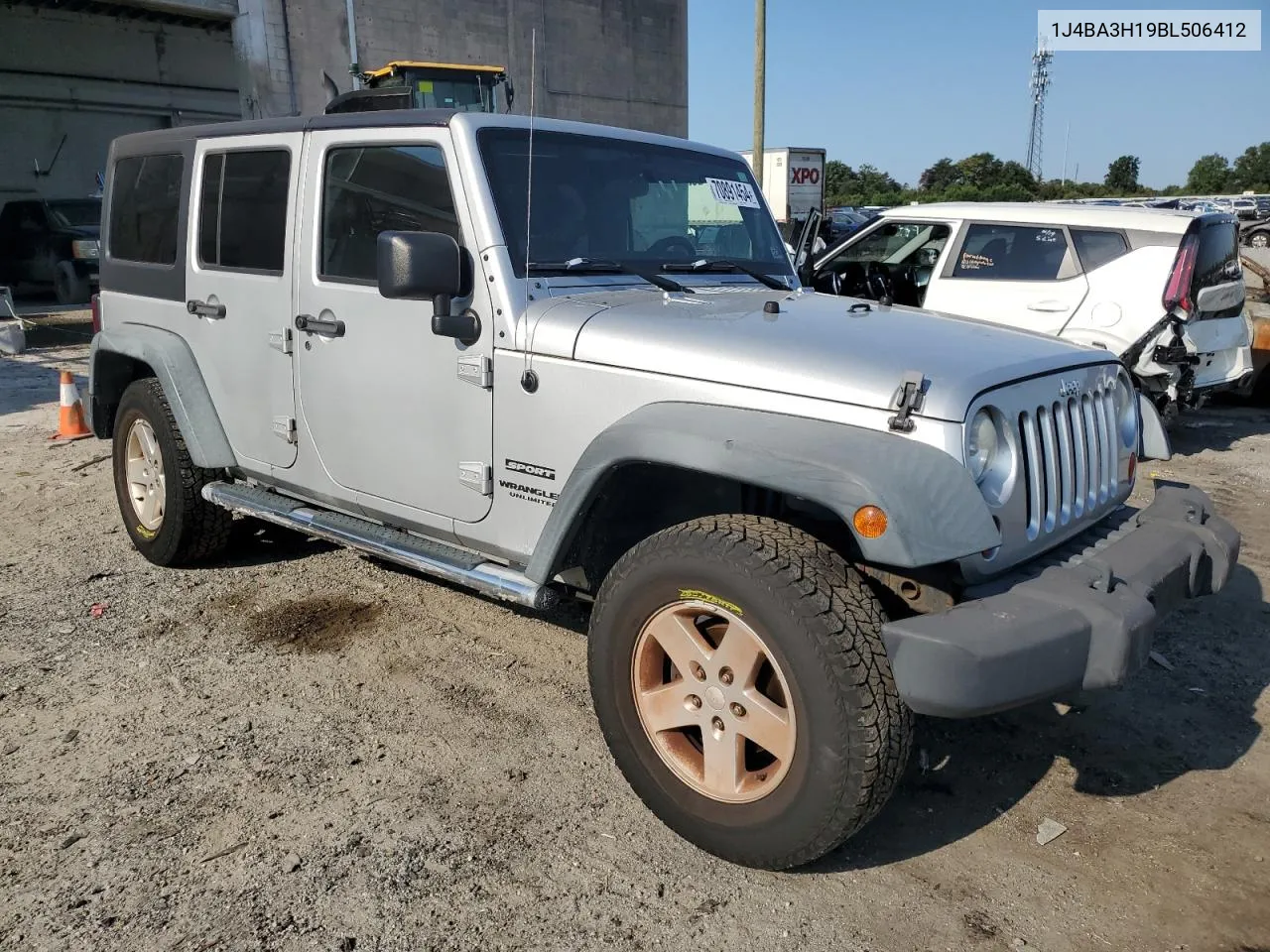 2011 Jeep Wrangler Unlimited Sport VIN: 1J4BA3H19BL506412 Lot: 70891454