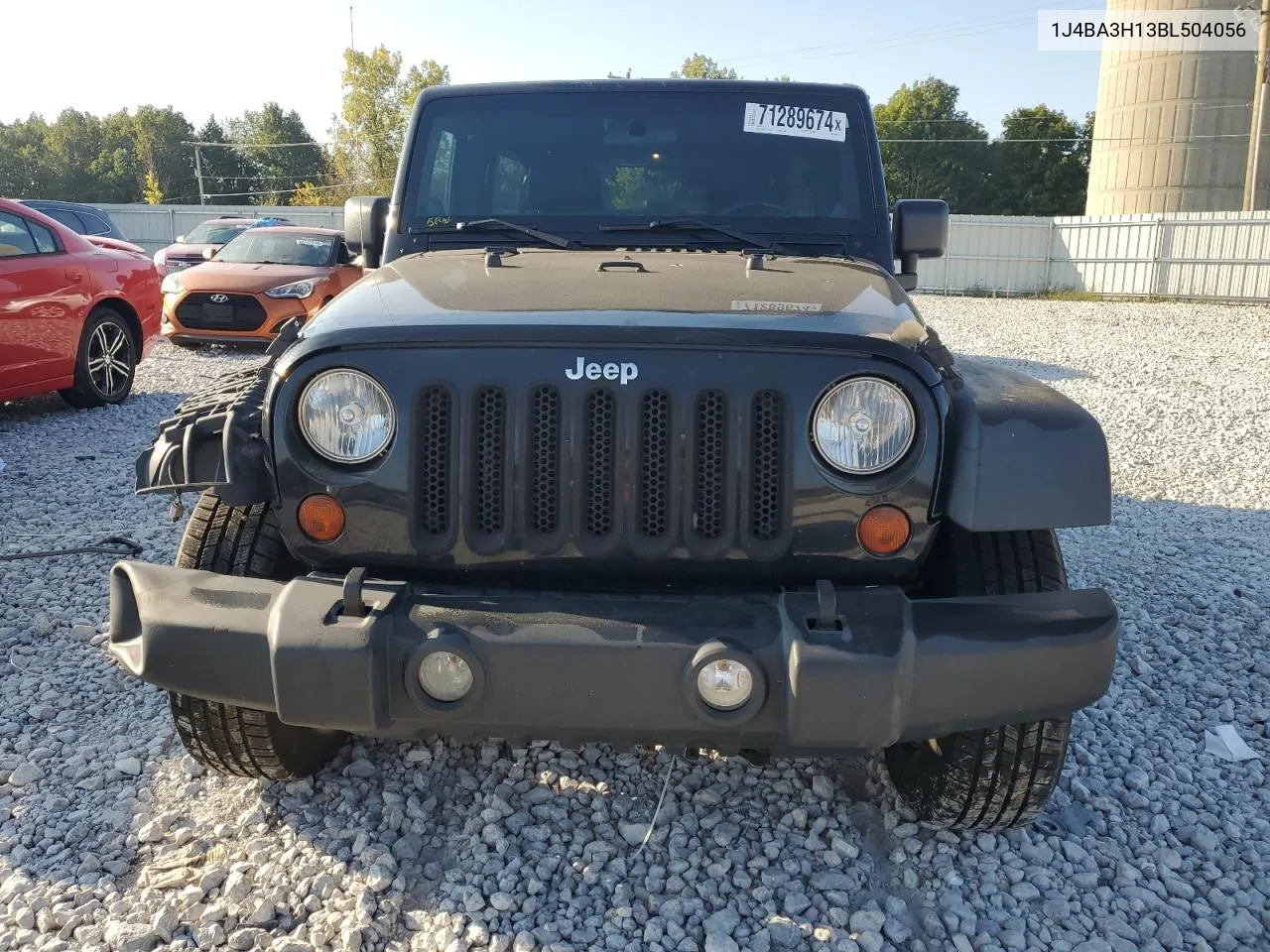 2011 Jeep Wrangler Unlimited Sport VIN: 1J4BA3H13BL504056 Lot: 71289674