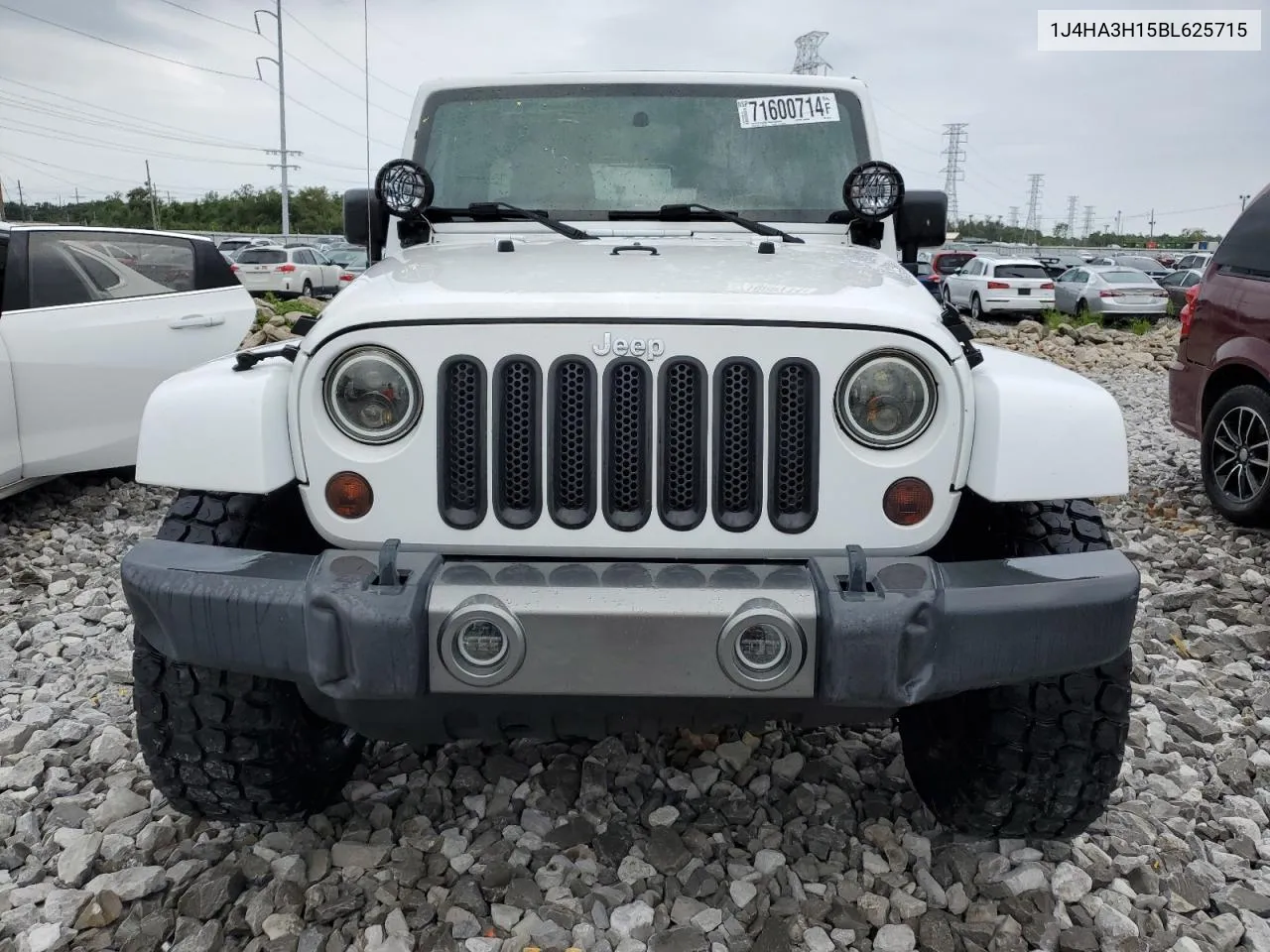 2011 Jeep Wrangler Unlimited Sport VIN: 1J4HA3H15BL625715 Lot: 71600714