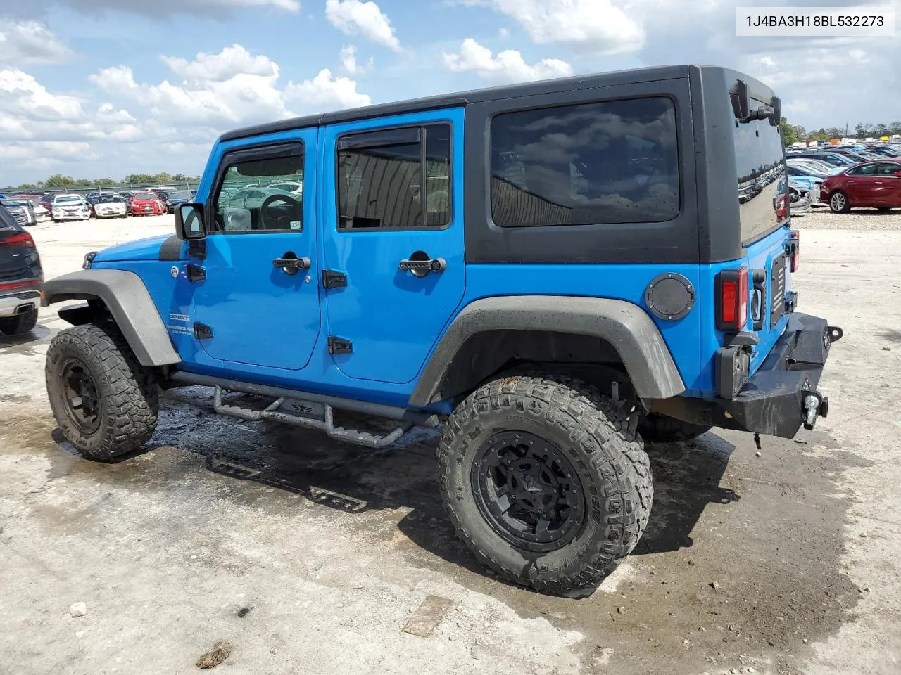 2011 Jeep Wrangler Unlimited Sport VIN: 1J4BA3H18BL532273 Lot: 71606574