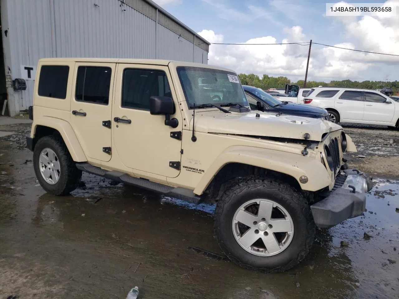 2011 Jeep Wrangler Unlimited Sahara VIN: 1J4BA5H19BL593658 Lot: 71947684