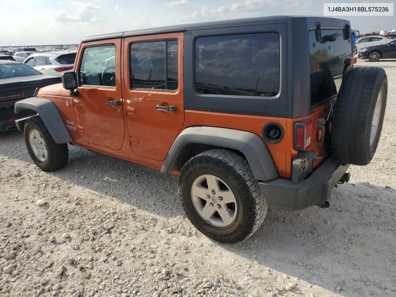 2011 Jeep Wrangler Unlimited Sport VIN: 1J4BA3H18BL575236 Lot: 71989074