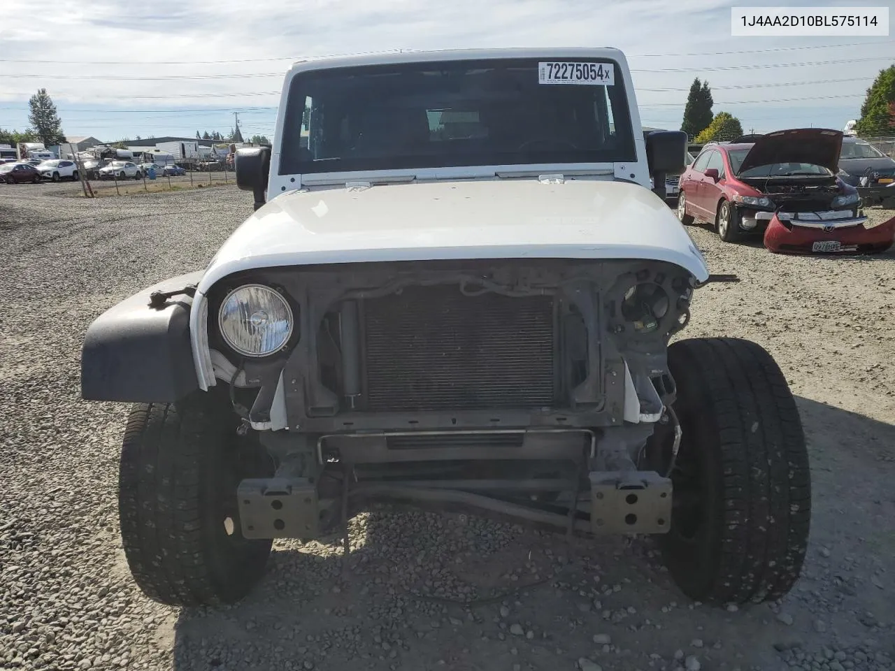 1J4AA2D10BL575114 2011 Jeep Wrangler Sport