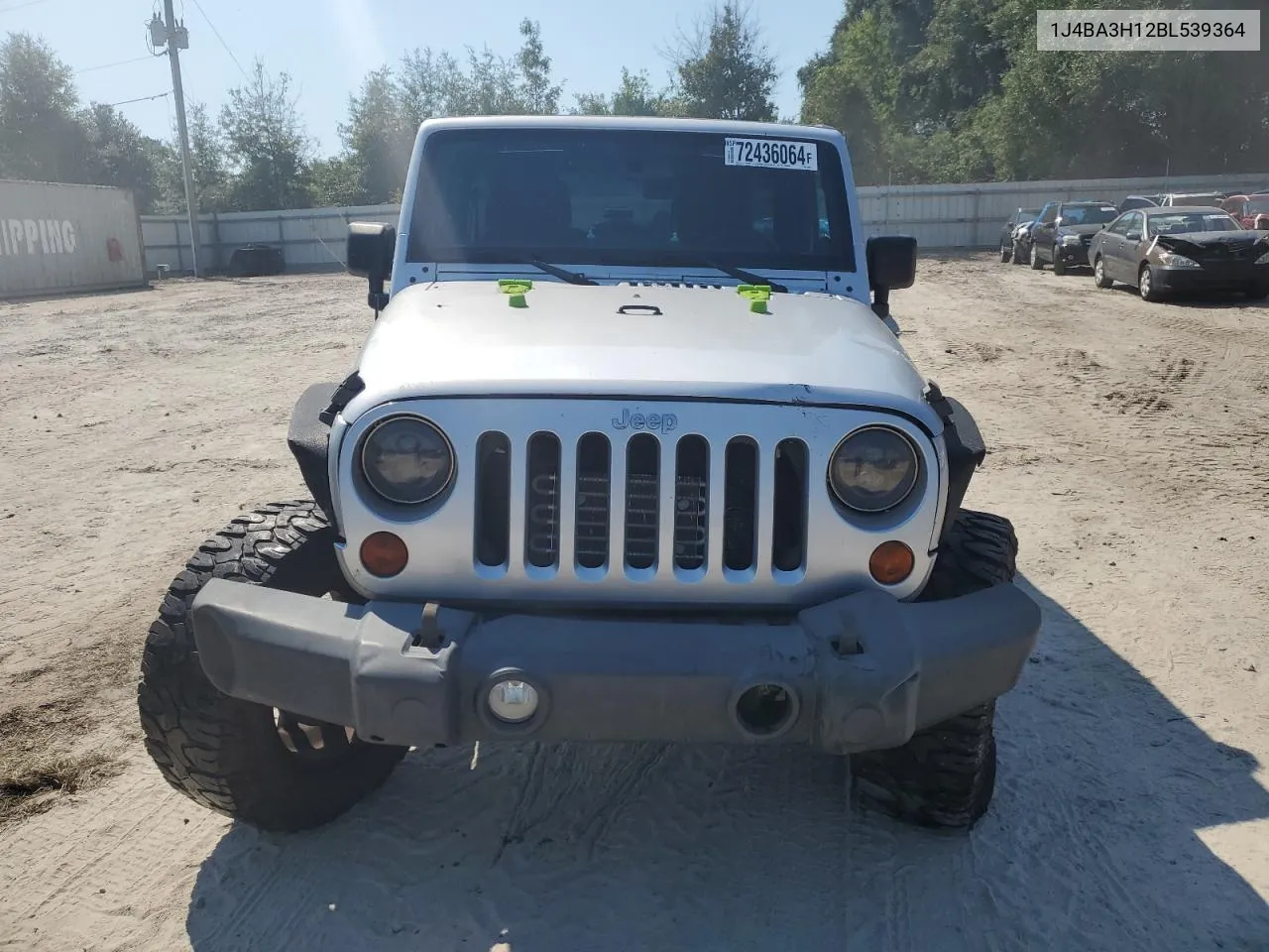 1J4BA3H12BL539364 2011 Jeep Wrangler Unlimited Sport