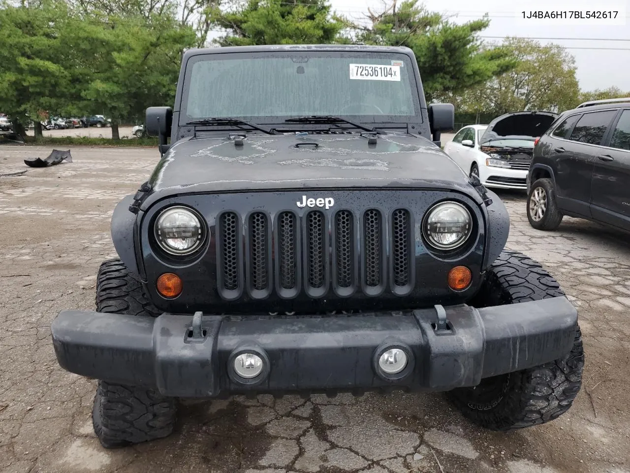 1J4BA6H17BL542617 2011 Jeep Wrangler Unlimited Rubicon