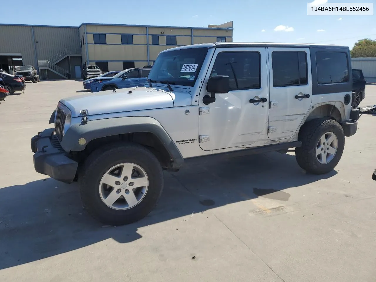 2011 Jeep Wrangler Unlimited Rubicon VIN: 1J4BA6H14BL552456 Lot: 72575514