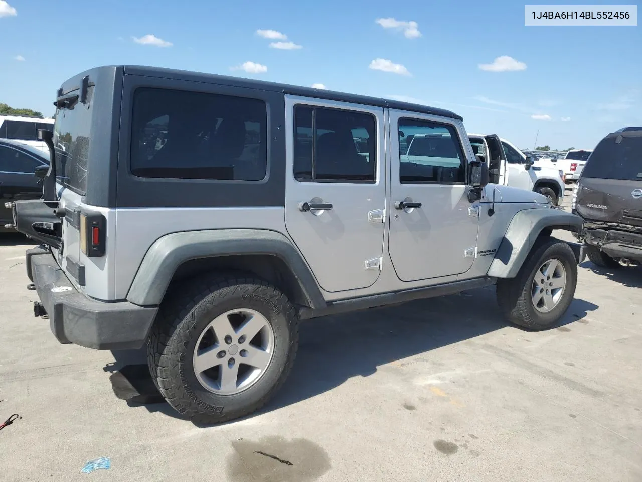 2011 Jeep Wrangler Unlimited Rubicon VIN: 1J4BA6H14BL552456 Lot: 72575514