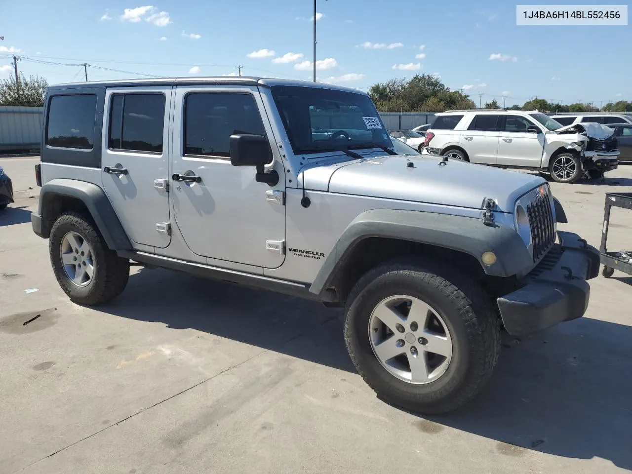 2011 Jeep Wrangler Unlimited Rubicon VIN: 1J4BA6H14BL552456 Lot: 72575514