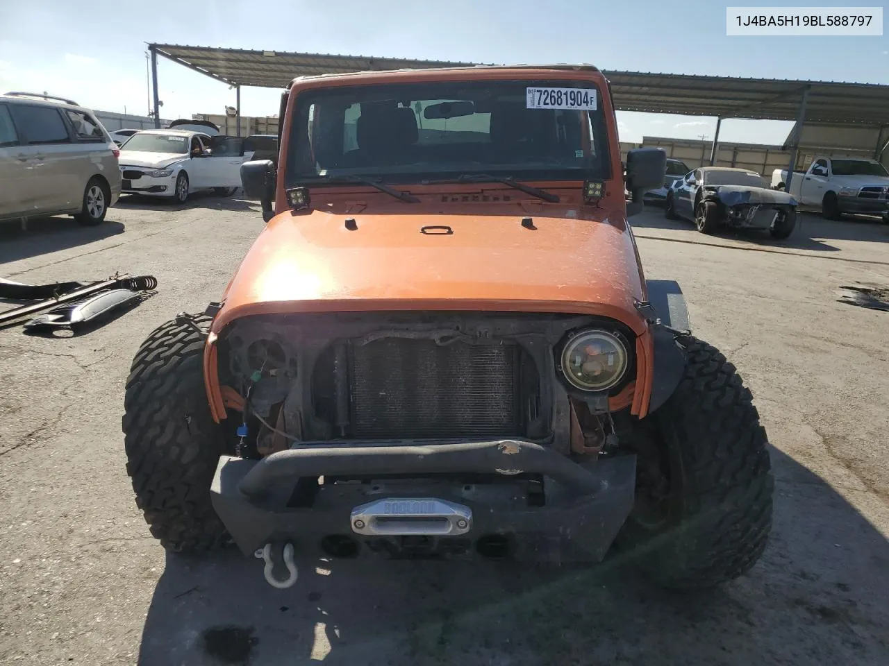 1J4BA5H19BL588797 2011 Jeep Wrangler Unlimited Sahara